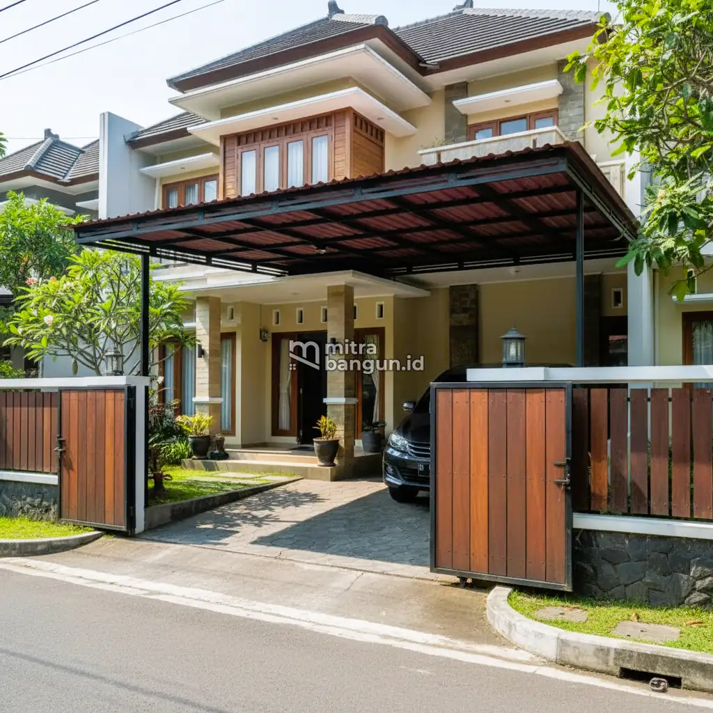 model kanopi onduline untuk rumah