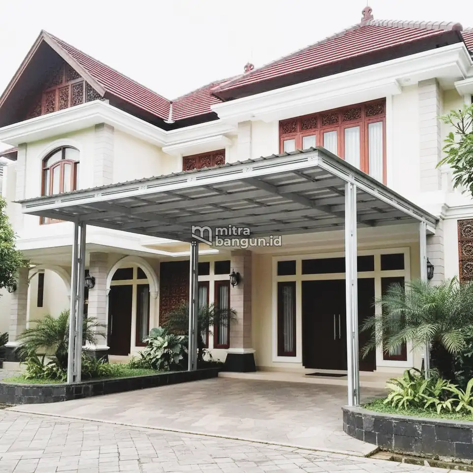 model kanopi spandek untuk rumah