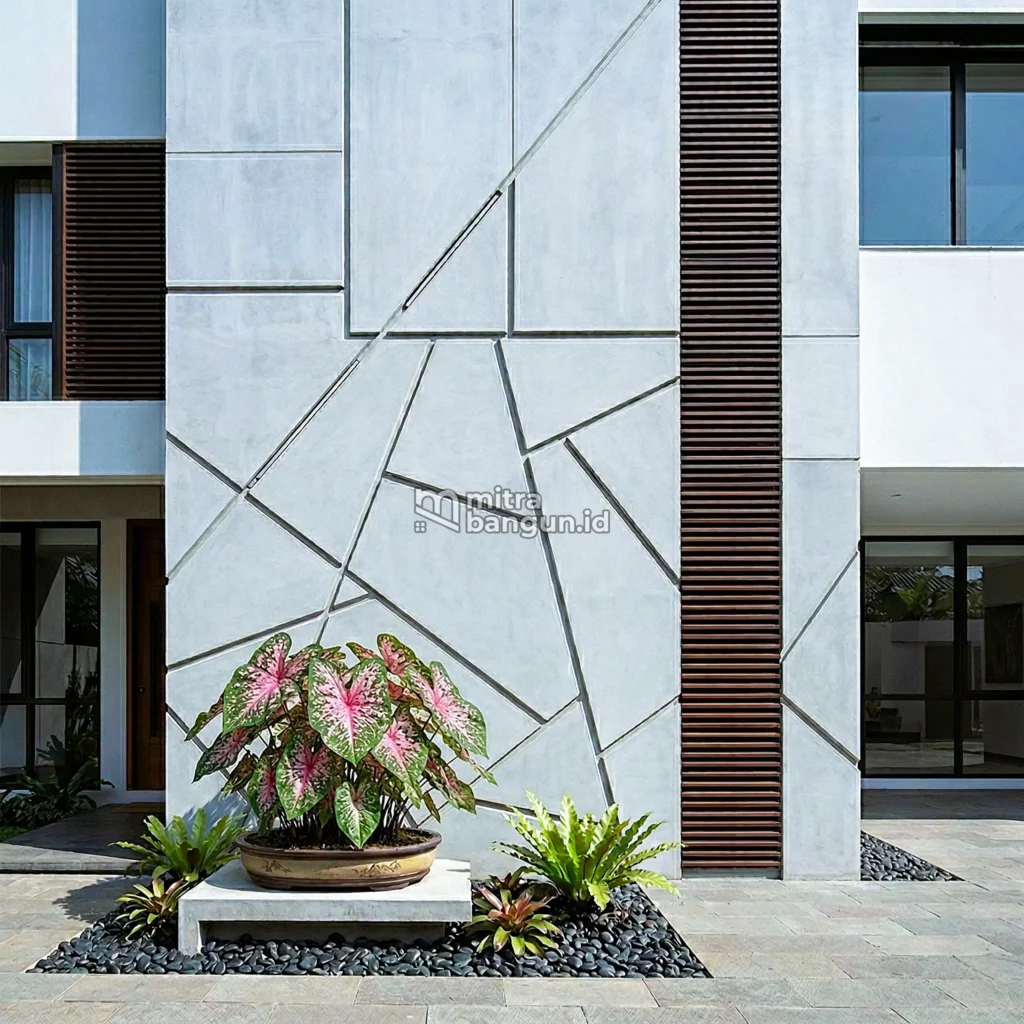 tali air motif garis diagonal