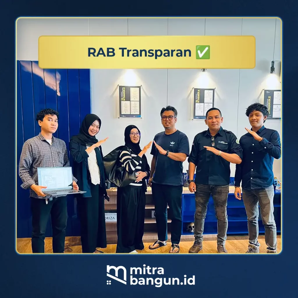RAB Transparan dari kontraktor pekanbaru