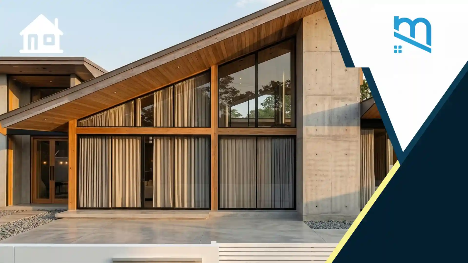 bentuk atap rumah modern