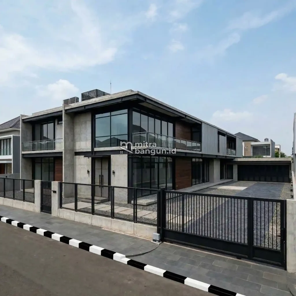rumah industrial panjang ke samping