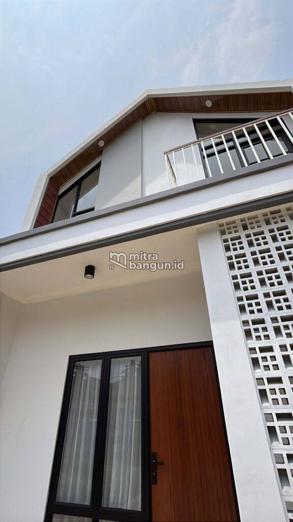 Fasad Modern Minimalis dari Hasil Bangun Rumah ala Arsitek Palembang