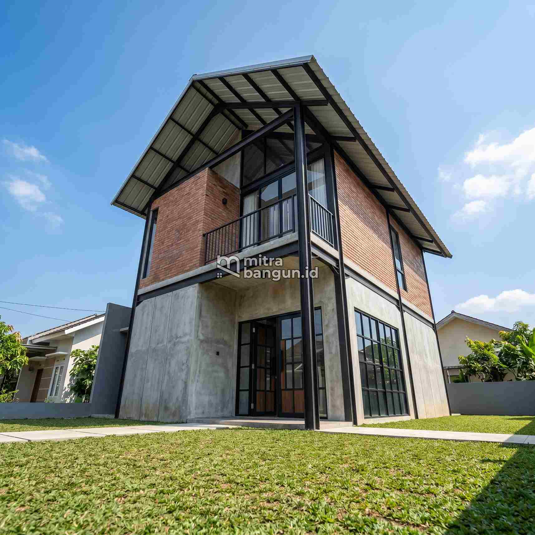 Rumah sederhana tapi indah industrial