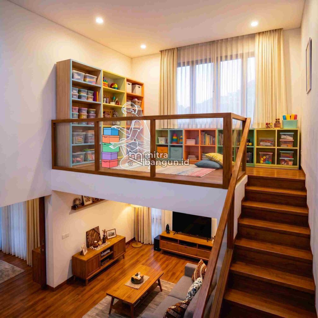 gudang mezzanine di rumah