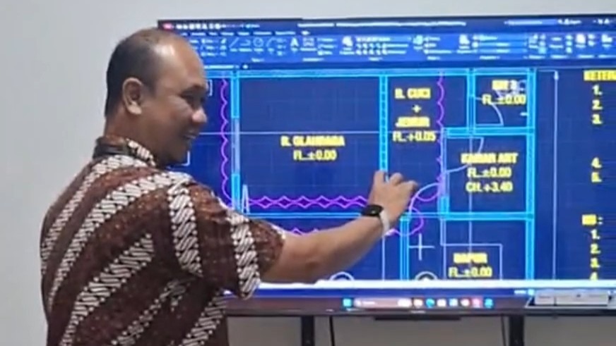 dokumentasi tim arsitek yang profesional dari kontraktor Palembang