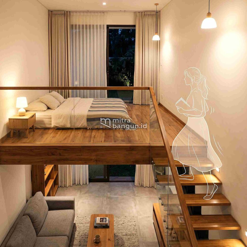 kamar mezzanine di rumah