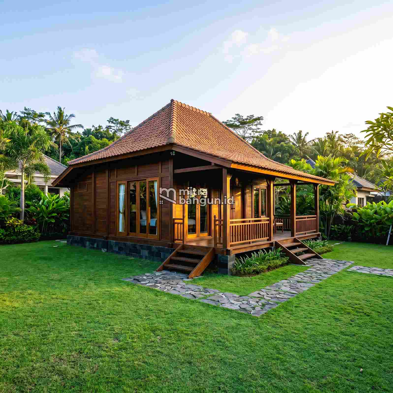 model rumah kayu sederhana indah dan juga modern