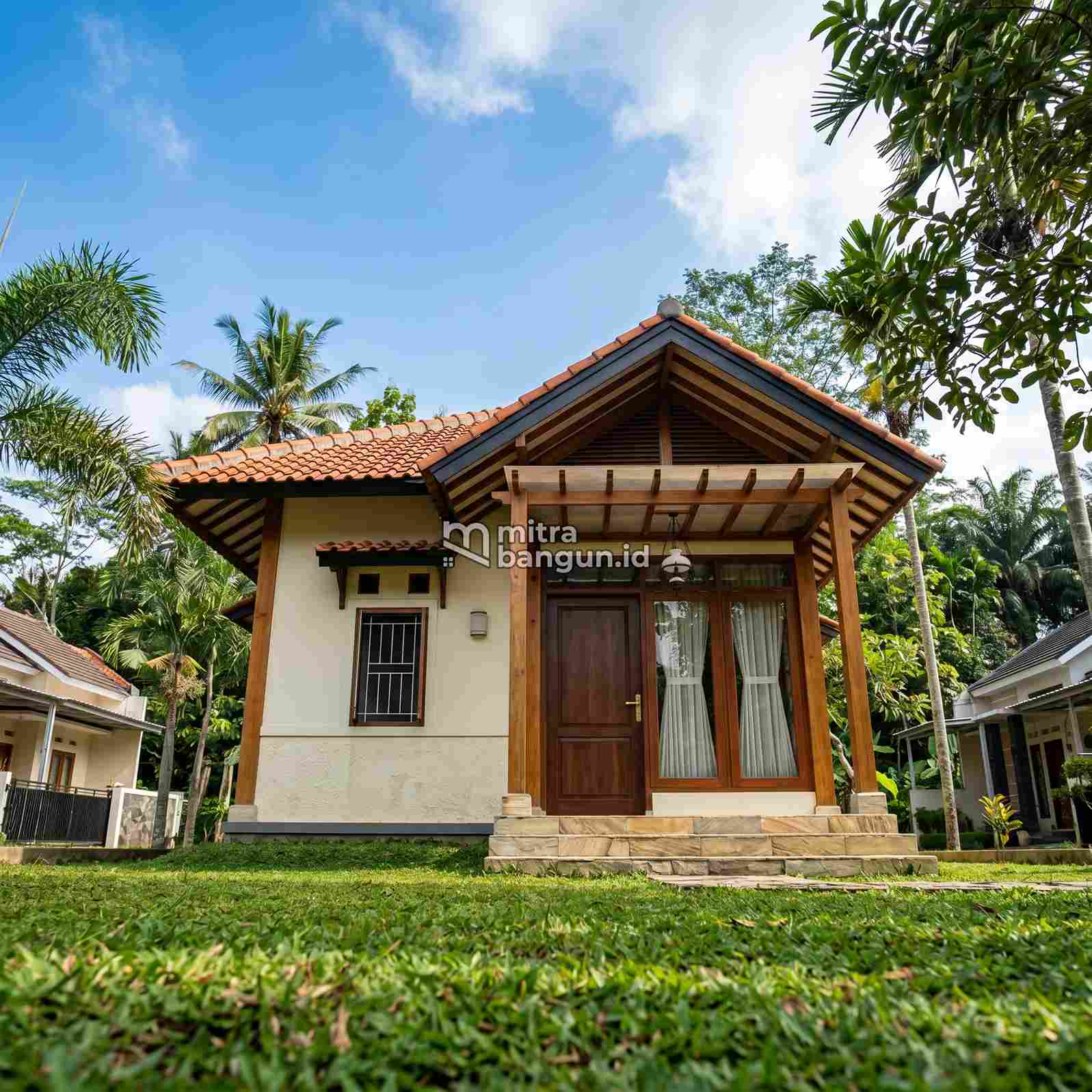 rumah sederhana tapi cantik dengan nuansa alam