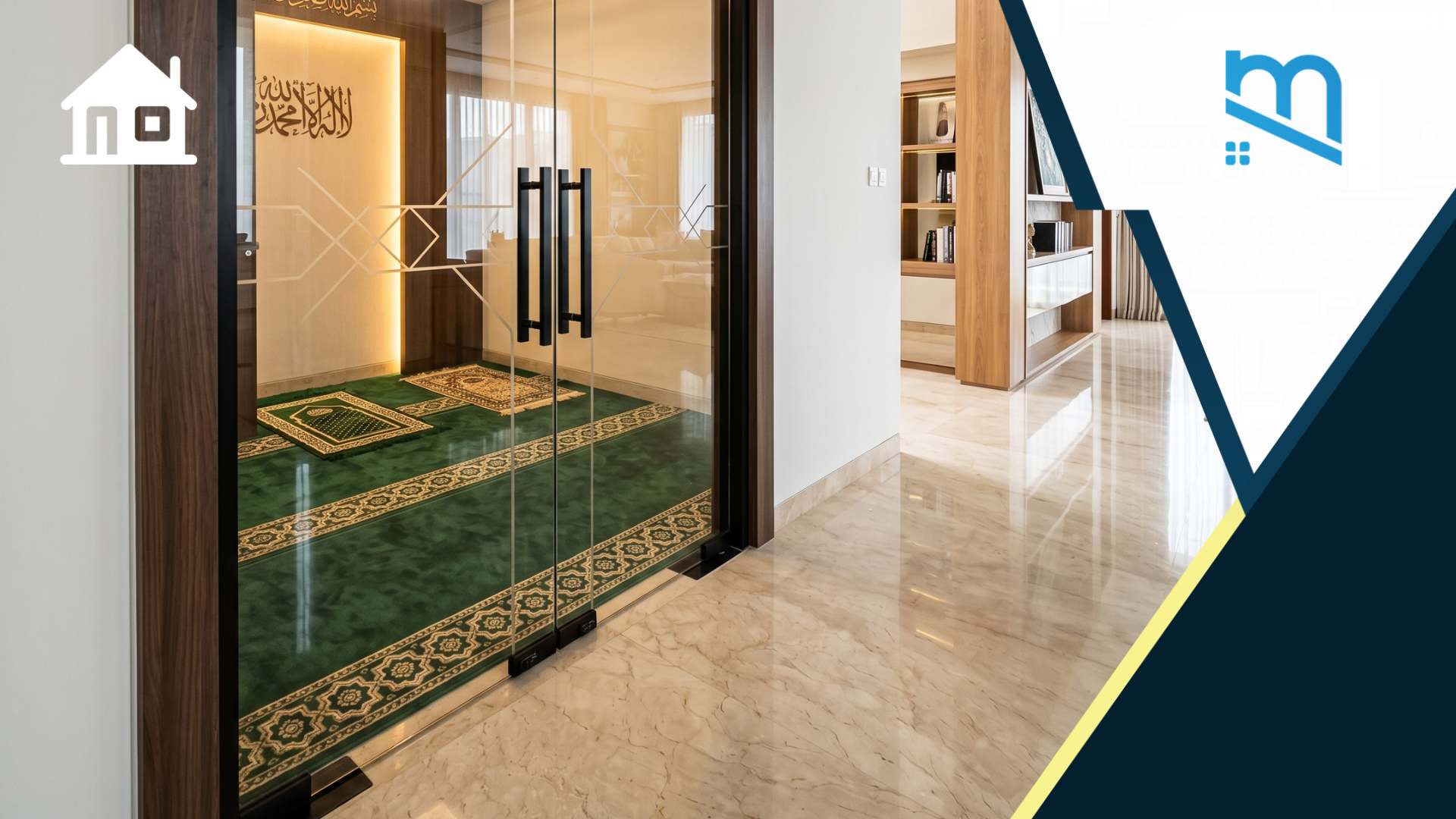 inspirasi pintu mushola dalam rumah