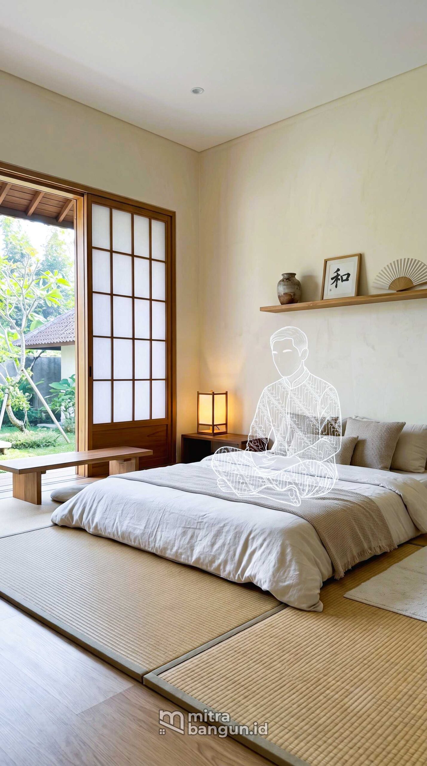 cat kamar aesthetic japan style